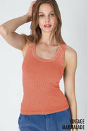 NIKI BIKKI Sway With Me Vintage Ribbed Tank-Tanks-Rae Collective, Women's Online Fashion Boutique Located in Phoenix, Arizona (Scottsdale Area)