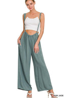 No Strings Attached Suspender Jumpsuit-Jumpsuits & Rompers-Krush Kandy, Women's Online Fashion Boutique Located in Phoenix, Arizona (Scottsdale Area)