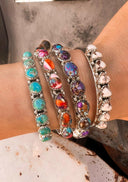 Krush Original One Of A Kind Stone Bracelets-Gemstone Bracelets-Krush Kandy, Women's Online Fashion Boutique Located in Phoenix, Arizona (Scottsdale Area)