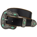 Vintage Leather Belt with Western Buckle .-Belts-Rae Collective, Women's Online Fashion Boutique Located in Phoenix, Arizona (Scottsdale Area)