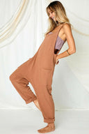 Solid Harem Jumpsuit with Pockets-Jumpsuits & Rompers-Rae Collective, Women's Online Fashion Boutique Located in Phoenix, Arizona (Scottsdale Area)