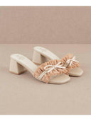 The Julissa | Romantic Low Heel Sandal-Sandals-Krush Kandy, Women's Online Fashion Boutique Located in Phoenix, Arizona (Scottsdale Area)