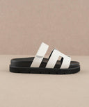 The Nice White | Bold and Comfortable Sandal-Sandals-Rae Collective, Women's Online Fashion Boutique Located in Phoenix, Arizona (Scottsdale Area)