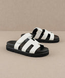 The Nice White | Bold and Comfortable Sandal-Sandals-Rae Collective, Women's Online Fashion Boutique Located in Phoenix, Arizona (Scottsdale Area)