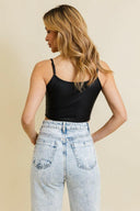 Strap Faux Leather Crop Cami Top-Tanks-Krush Kandy, Women's Online Fashion Boutique Located in Phoenix, Arizona (Scottsdale Area)