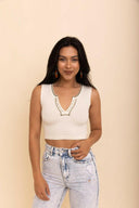 Ribbed Henley Brami-Bralettes-Krush Kandy, Women's Online Fashion Boutique Located in Phoenix, Arizona (Scottsdale Area)