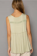 Dreamy Days Babydoll Tank Top-Tanks-Rae Collective, Women's Online Fashion Boutique Located in Phoenix, Arizona (Scottsdale Area)