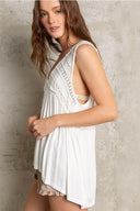 Dreamy Days Babydoll Tank Top-Tanks-Rae Collective, Women's Online Fashion Boutique Located in Phoenix, Arizona (Scottsdale Area)