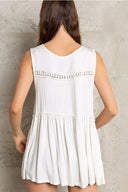 Dreamy Days Babydoll Tank Top-Tanks-Rae Collective, Women's Online Fashion Boutique Located in Phoenix, Arizona (Scottsdale Area)