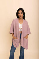 Boucle Cozy Ruana w/ Pockets-Cardigans-Rae Collective, Women's Online Fashion Boutique Located in Phoenix, Arizona (Scottsdale Area)