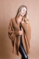 Bat Sleeve Knit Cardigan-Cardigans-Krush Kandy, Women's Online Fashion Boutique Located in Phoenix, Arizona (Scottsdale Area)