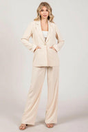 Twill Oversized Slant Pocket Blazer-Blazers-Rae Collective, Women's Online Fashion Boutique Located in Phoenix, Arizona (Scottsdale Area)