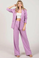 Twill Oversized Slant Pocket Blazer-Blazers-Rae Collective, Women's Online Fashion Boutique Located in Phoenix, Arizona (Scottsdale Area)