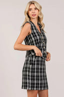 Plaid Tweed Tailored Vest-Vests-Rae Collective, Women's Online Fashion Boutique Located in Phoenix, Arizona (Scottsdale Area)