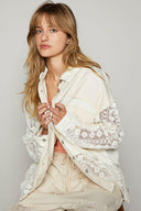 POL Lace Jean Jacket-Jackets-Rae Collective, Women's Online Fashion Boutique Located in Phoenix, Arizona (Scottsdale Area)