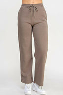Fleece Straight Leg Joggers-Joggers-Rae Collective, Women's Online Fashion Boutique Located in Phoenix, Arizona (Scottsdale Area)
