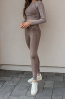 Seamless Long Sleeve Top and Legging Set-workout-Rae Collective, Women's Online Fashion Boutique Located in Phoenix, Arizona (Scottsdale Area)