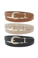 Royal Horseshoe Belt 3 Piece Set-Belts-Rae Collective, Women's Online Fashion Boutique Located in Phoenix, Arizona (Scottsdale Area)