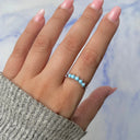 Ocean Tide Larimar Band Ring