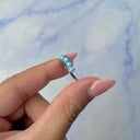 Ocean Tide Larimar Band Ring