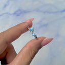 Twin Tide Larimar Ring