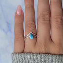 Azure Summit Larimar Ring