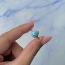 Ocean Whisper Larimar Halo Ring