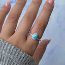 Celestial Tide Larimar Ring
