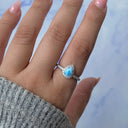 Celestial Tide Larimar Ring