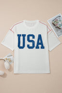 Stars & Freedom Ribbed Graphic Tee