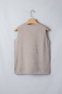Starlit Edge V-Neck Sweater Knit Tank