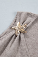 Starlit Edge V-Neck Sweater Knit Tank