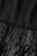Midnight Romance Lace Patchwork Maxi Dress