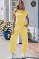 Butter Bliss Cropped Lounge Set