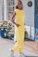 Butter Bliss Cropped Lounge Set