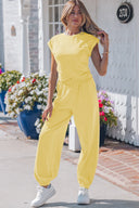 Butter Bliss Cropped Lounge Set