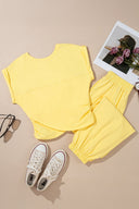 Butter Bliss Cropped Lounge Set