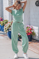 Butter Bliss Cropped Lounge Set