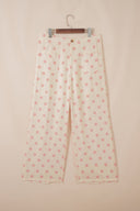 Parisian Charm Polka Dot Straight Leg Pants