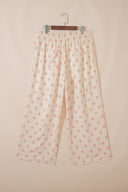 Parisian Charm Polka Dot Straight Leg Pants
