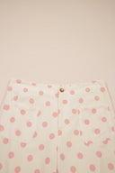 Parisian Charm Polka Dot Straight Leg Pants