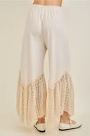 Lace Drift Boho Wideleg Pants