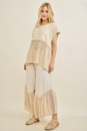 Lace Drift Boho Wideleg Pants