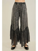 Lace Drift Boho Wideleg Pants