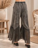 Lace Drift Boho Wideleg Pants