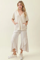 Latte Flow Ruffle Lounge Pants