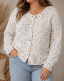 Life of the Party Confetti Crystal Cardigan