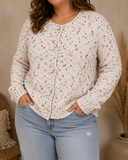 Life of the Party Confetti Crystal Cardigan