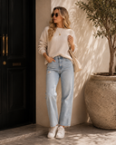 Long Sleeve Cutout Sweater