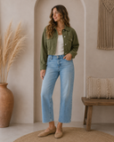 Lost Mid Rise True Straight Jeans - Medium